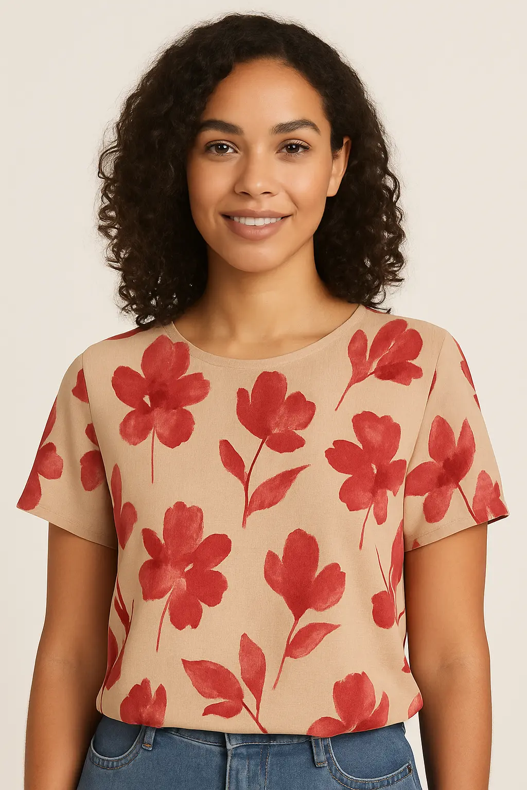 Blusa Estampada Flora
