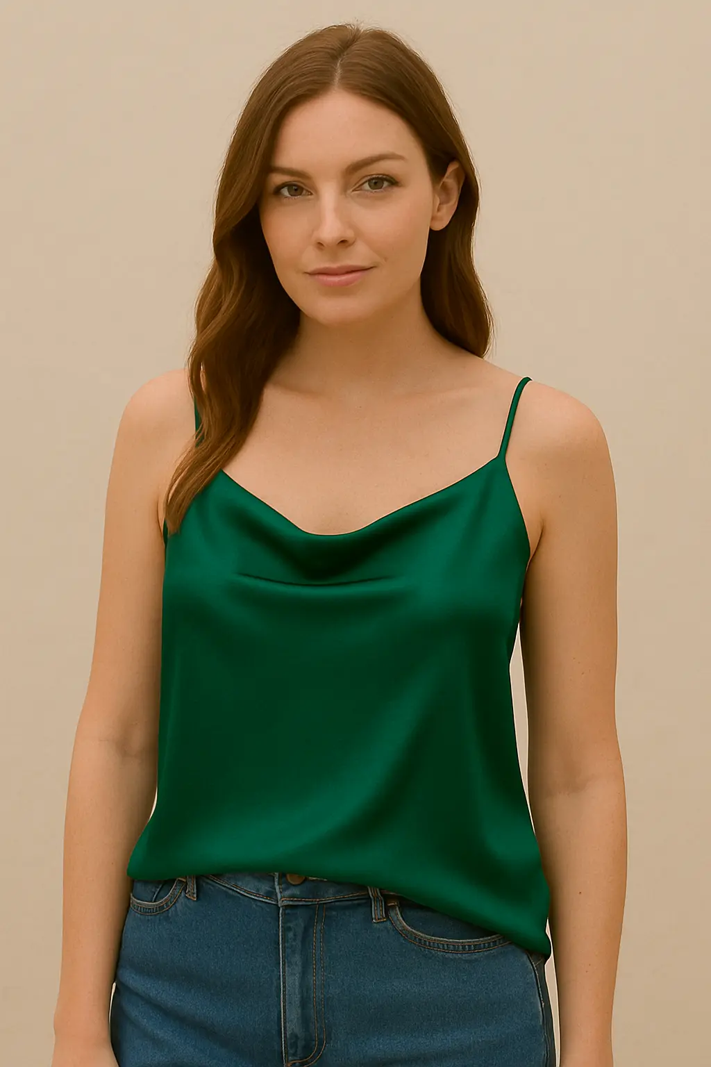 Blusa Satin Lumière