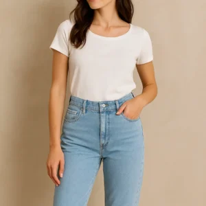 Mom Jeans Cintura Alta Olivia
